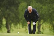 28 June 2019; Republic of Ireland manager Mick McCarthy lines up a putt on the 6th green during the Ian Rush Golf Tournament at Fota Island Resort in Fota Island, Cork. Photo by Matt Browne/Sportsfile