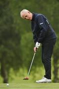 28 June 2019; Republic of Ireland manager Mick McCarthy watches his putt on the 6th green during the Ian Rush Golf Tournament at Fota Island Resort in Fota Island, Cork. Photo by Matt Browne/Sportsfile