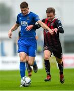 28 June 2019; Rory Feely of Waterford in action against Conor Levingston of Bohemians during the SSE Airtricity League Premier Division match between Waterford and Bohemians at the RSC in Waterford. Photo by Diarmuid Greene/Sportsfile