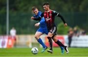 28 June 2019; Robbie McCourt of Bohemians in action against JJ Lunney of Waterford during the SSE Airtricity League Premier Division match between Waterford and Bohemians at the RSC in Waterford. Photo by Diarmuid Greene/Sportsfile