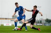 28 June 2019; Rory Feely of Waterford in action against Paddy Kirk of Bohemians during the SSE Airtricity League Premier Division match between Waterford and Bohemians at the RSC in Waterford. Photo by Diarmuid Greene/Sportsfile