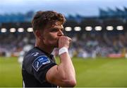 28 June 2019; Seán Gannon of Dundalk celebrates after scoring his side's first goal of the game during the SSE Airtricity League Premier Division match between Shamrock Rovers and Dundalk at Tallaght Stadium in Dublin. Photo by Eóin Noonan/Sportsfile