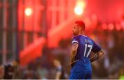 28 June 2019; Damien Delaney of Waterford reacts after Michael Barker of Bohemians scored his side's second goal during the SSE Airtricity League Premier Division match between Waterford and Bohemians at the RSC in Waterford. Photo by Diarmuid Greene/Sportsfile