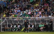 28 June 2019; Shamrock Rovers manager Stephen Bradley near the end of the game during the SSE Airtricity League Premier Division match between Shamrock Rovers and Dundalk at Tallaght Stadium in Dublin. Photo by Eóin Noonan/Sportsfile