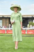 29 June 2019; Winner of the best dressed lady Moira O'Toole from Kilkenny City during day three of the Irish Derby Festival at The Curragh Racecourse in Kildare. Photo by Matt Browne/Sportsfile