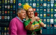 29 June 2019; Michael 'Babs' Keating with comedian Katherine Lynch, at Croke Park, Dublin, before setting off to join the Dublin Pride Parade 2019. Photo by Ray McManus/Sportsfile