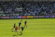 29 June 2019; Matthew Donnelly of Tyrone in action against Peter Kelly of Kildare during the GAA Football All-Ireland Senior Championship Round 3 match between Kildare and Tyrone at St Conleth's Park in Newbridge, Co. Kildare. Photo by Ramsey Cardy/Sportsfile