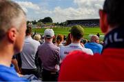 29 June 2019; Supporters watch on during the GAA Football All-Ireland Senior Championship Round 3 match between Kildare and Tyrone at St Conleth's Park in Newbridge, Co. Kildare. Photo by Ramsey Cardy/Sportsfile