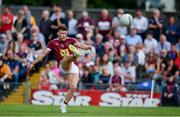 29 June 2019; Tommy McDaniel of Westmeath scores a free during the GAA Football All-Ireland Senior Championship Round 3 match between Westmeath and Clare at TEG Cusack Park in Mullingar, Westmeath. Photo by Sam Barnes/Sportsfile