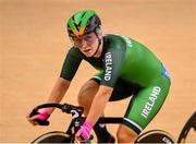 29 June 2019; Shannon McCurley of Ireland competes in the Women’s Track Cycling Omnium Scratch race at Minsk Arena Velodrome on Day 9 of the Minsk 2019 2nd European Games in Minsk, Belarus. Photo by Seb Daly/Sportsfile