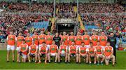 29 June 2019; The Armagh team prior to the GAA Football All-Ireland Senior Championship Round 3 match between Mayo and Armagh at Elverys MacHale Park in Castlebar, Mayo. Photo by Ben McShane/Sportsfile