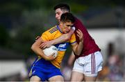 29 June 2019; Gearóid O'Brien of Clare in action against James Dolan of Westmeath during the GAA Football All-Ireland Senior Championship Round 3 match between Westmeath and Clare at TEG Cusack Park in Mullingar, Westmeath. Photo by Sam Barnes/Sportsfile