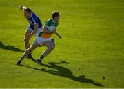 29 June 2019; Johnny Moloney of Offaly in action against Daniel O'Reilly of Laois during the GAA Football All-Ireland Senior Championship Round 3 match between Laois and Offaly at O'Moore Park in Portlaoise, Laois. Photo by Eóin Noonan/Sportsfile