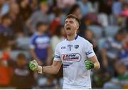 29 June 2019; Graham Brody of Laois celebrates at full time during the GAA Football All-Ireland Senior Championship Round 3 match between Laois and Offaly at O'Moore Park in Portlaoise, Laois. Photo by Eóin Noonan/Sportsfile