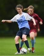30 June 2019; Emma McGrath of MGL North in action against Megan Wing of Galway during the Fota Island FAI Gaynor Tournament U15 Finals at UL Sports in the University of Limerick. Photo by Eóin Noonan/Sportsfile