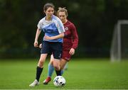30 June 2019; Emma McGrath of MGL North in action against Megan Wing of Galway during the Fota Island FAI Gaynor Tournament U15 Finals at UL Sports in the University of Limerick. Photo by Eóin Noonan/Sportsfile