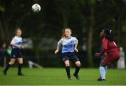 30 June 2019; Emma McGrath of MGL North in action against Rola Olusola of Galway during the Fota Island FAI Gaynor Tournament U15 Finals at UL Sports in the University of Limerick. Photo by Eóin Noonan/Sportsfile
