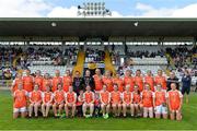 30 June 2019; The Armagh team prior to the Ladies Football Ulster Senior Championship Final match between Armagh and Donegal at St Tiernach's Park in Clones, Monaghan. Photo by Ben McShane/Sportsfile