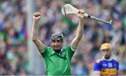30 June 2019; Diarmuid Byrnes of Limerick celebrates after the Munster GAA Hurling Senior Championship Final match between Limerick and Tipperary at LIT Gaelic Grounds in Limerick. Photo by Piaras Ó Mídheach/Sportsfile