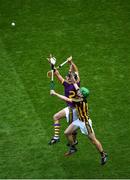 30 June 2019; Harry Kehoe of Wexford in action against Joey Holden of Kilkenny during the Leinster GAA Hurling Senior Championship Final match between Kilkenny and Wexford at Croke Park in Dublin. Photo by Daire Brennan/Sportsfile