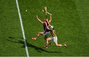 30 June 2019; Lee Chin of Wexford in action against Paddy Deegan of Kilkenny during the Leinster GAA Hurling Senior Championship Final match between Kilkenny and Wexford at Croke Park in Dublin. Photo by Daire Brennan/Sportsfile