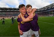 30 June 2019; Conor McDonald, left, and Joe O'Connor of Wexford following the Leinster GAA Hurling Senior Championship Final match between Kilkenny and Wexford at Croke Park in Dublin. Photo by Ramsey Cardy/Sportsfile