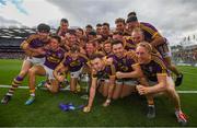 30 June 2019; The Wexford team celebrate following the Leinster GAA Hurling Senior Championship Final match between Kilkenny and Wexford at Croke Park in Dublin. Photo by Ramsey Cardy/Sportsfile