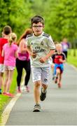 30 June 2019; Action from parkrun Ireland in partnership with Vhi, expanded their range of junior events to 21 with the introduction of the Ballincollig Regional junior parkrun on Sunday morning. Junior parkruns are 2km long and cater for 4 to 14-year olds, free of charge providing a fun and safe environment for children to enjoy exercise. To register for a parkrun near you visit www.parkrun.ie. Photo by Matt Browne/Sportsfile