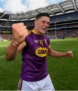30 June 2019; Lee Chin of Wexford celebrates following the Leinster GAA Hurling Senior Championship Final match between Kilkenny and Wexford at Croke Park in Dublin. Photo by Ramsey Cardy/Sportsfile