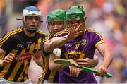 30 June 2019; Conor McDonald of Wexford in action against Paul Murphy of Kilkenny during the Leinster GAA Hurling Senior Championship Final match between Kilkenny and Wexford at Croke Park in Dublin. Photo by Ramsey Cardy/Sportsfile