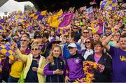 30 June 2019; Wexford supporters, in the Cusack Stand, before the Leinster GAA Hurling Senior Championship Final match between Kilkenny and Wexford at Croke Park in Dublin. Photo by Ray McManus/Sportsfile