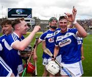 30 June 2019; Ryan Mullaney of Laois celebrates after the Joe McDonagh Cup Final match between Laois and Westmeath at Croke Park in Dublin. Photo by Daire Brennan/Sportsfile