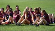 30 June 2019; Westmeath players dejected following the Ladies Football Leinster Senior Championship Final match between Dublin and Westmeath at Netwatch Cullen Park in Carlow. Photo by Sam Barnes/Sportsfile