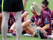 30 June 2019; Chloe Kelly of Westmeath dejected  following the Ladies Football Leinster Senior Championship Final match between Dublin and Westmeath at Netwatch Cullen Park in Carlow. Photo by Sam Barnes/Sportsfile