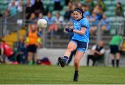 30 June 2019; Olwen Carey of Dublin during the Ladies Football Leinster Senior Championship Final match between Dublin and Westmeath at Netwatch Cullen Park in Carlow. Photo by Sam Barnes/Sportsfile