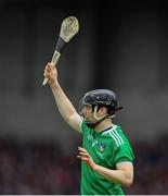 30 June 2019; Graeme Mulcahy of Limerick with a broken hurley during the Munster GAA Hurling Senior Championship Final match between Limerick and Tipperary at LIT Gaelic Grounds in Limerick. Photo by Piaras Ó Mídheach/Sportsfile