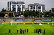 28 June 2019; Dundalk players walk the pitch prior to the SSE Airtricity League Premier Division match between Shamrock Rovers and Dundalk at Tallaght Stadium in Dublin. Photo by Ben McShane/Sportsfile