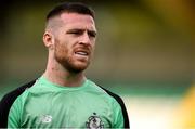 28 June 2019; Jack Byrne of Shamrock Rovers prior to the SSE Airtricity League Premier Division match between Shamrock Rovers and Dundalk at Tallaght Stadium in Dublin. Photo by Ben McShane/Sportsfile