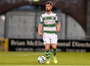 28 June 2019; Greg Bolger of Shamrock Rovers during the SSE Airtricity League Premier Division match between Shamrock Rovers and Dundalk at Tallaght Stadium in Dublin. Photo by Ben McShane/Sportsfile