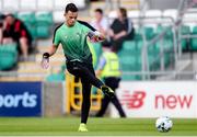 28 June 2019; Leon Pöhls of Shamrock Rovers prior to the SSE Airtricity League Premier Division match between Shamrock Rovers and Dundalk at Tallaght Stadium in Dublin. Photo by Ben McShane/Sportsfile