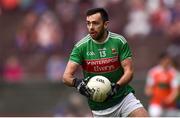 29 June 2019; Kevin McLoughlin of Mayo during the GAA Football All-Ireland Senior Championship Round 3 match between Mayo and Armagh at Elverys MacHale Park in Castlebar, Mayo. Photo by Ben McShane/Sportsfile