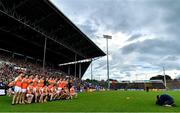 29 June 2019; The Armagh team sit for a team photograph prior to the GAA Football All-Ireland Senior Championship Round 3 match between Mayo and Armagh at Elverys MacHale Park in Castlebar, Mayo. Photo by Brendan Moran/Sportsfile
