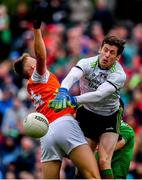 29 June 2019; David Clarke of Mayo in action against David Clarke of Mayo during the GAA Football All-Ireland Senior Championship Round 3 match between Mayo and Armagh at Elverys MacHale Park in Castlebar, Mayo. Photo by Brendan Moran/Sportsfile