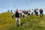 4 July 2019; Darren Clarke of Northern Ireland plays from the rough on the 12th during day one of the 2019 Dubai Duty Free Irish Open at Lahinch Golf Club in Lahinch, Clare. Photo by Ramsey Cardy/Sportsfile