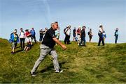 4 July 2019; Darren Clarke of Northern Ireland watches his shot on the 12th during day one of the 2019 Dubai Duty Free Irish Open at Lahinch Golf Club in Lahinch, Clare. Photo by Ramsey Cardy/Sportsfile