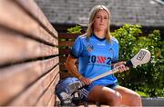 4 July 2019; AIG Ireland announced today that the logo of the 20x20 campaign will replace their logo on the front of the Dublin GAA jersey for upcoming ladies’ football, camogie, football & hurling fixtures. Laura Twomey of Dublin was at the launch today to help promote awareness of this “If She Can’t See It, She Can’t Be It” initiative, designed to shift Ireland’s cultural perception of women’s sport by increasing media coverage, participation & attendance in women’s sport by 20% by the year 2020. Photo by Sam Barnes/Sportsfile