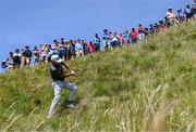4 July 2019; Graeme McDowell of Northern Ireland plays from the rough on the 12th during day one of the 2019 Dubai Duty Free Irish Open at Lahinch Golf Club in Lahinch, Clare. Photo by Ramsey Cardy/Sportsfile