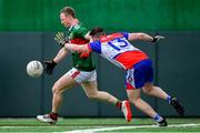 5 May 2019; Colm Boyle of Mayo in action against David Freeman of New York the Connacht GAA Football Senior Championship Quarter-Final match between New York and Mayo at Gaelic Park in New York, USA. Photo by Piaras Ó Mídheach/Sportsfile