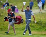 4 July 2019; Padraig Harrington of Ireland acknowledges the crowds applause at the 16th green during day one of the 2019 Dubai Duty Free Irish Open at Lahinch Golf Club in Lahinch, Clare. Photo by Brendan Moran/Sportsfile