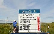 4 July 2019; A general view of the scoreboard towards the end of play on day one of the 2019 Dubai Duty Free Irish Open at Lahinch Golf Club in Lahinch, Clare. Photo by Ramsey Cardy/Sportsfile
